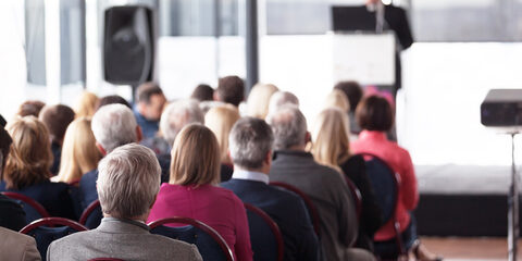 Participants at the professional or business conference